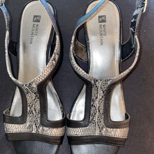 Snake skin Sandal by White Mountain